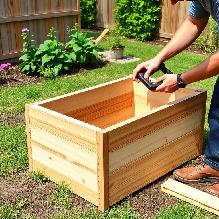 Building a wooden planter box